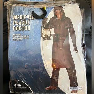 Medieval plague doctor child’s costume